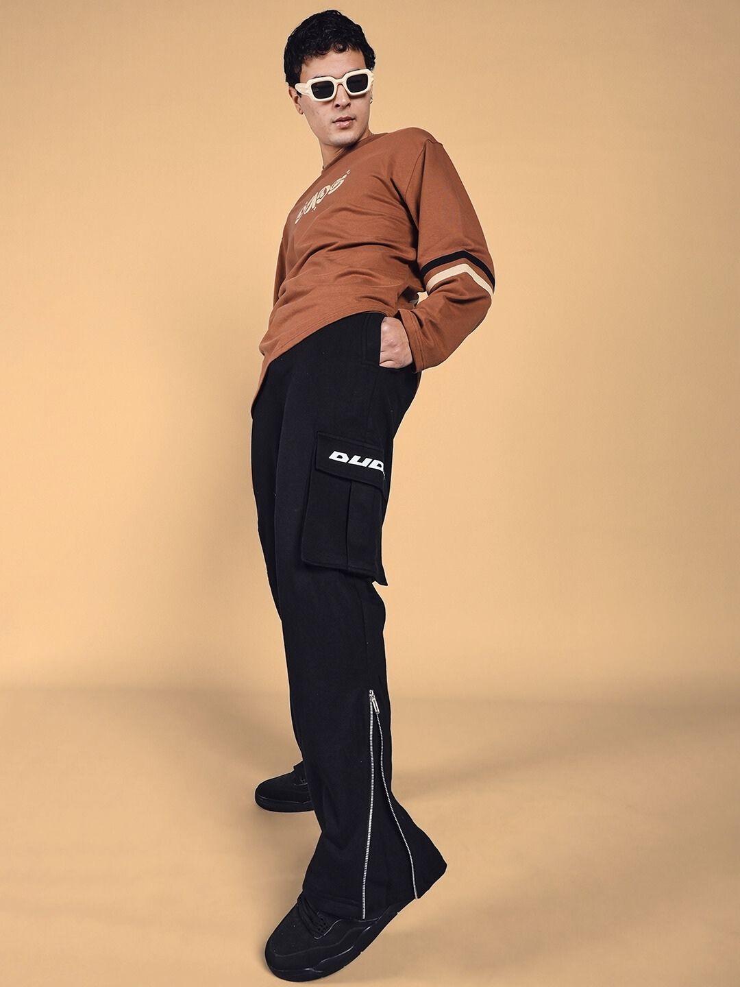 SKIDDER CARGO PANT (BLACK)