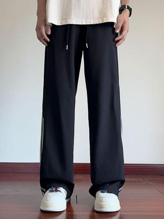 Men Striped Loose Fit Culottes