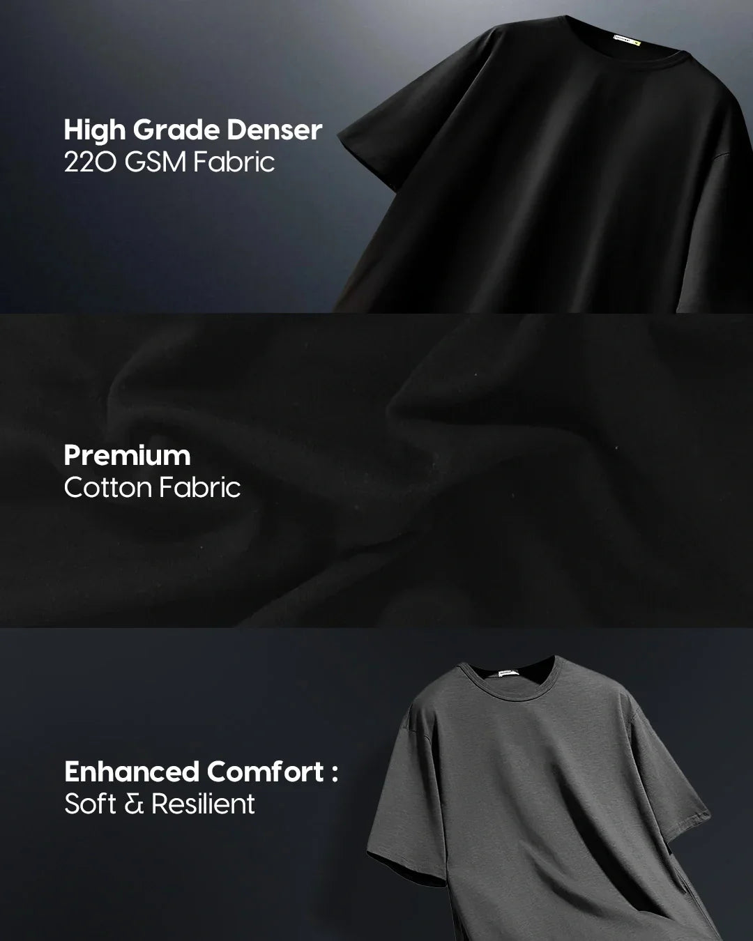 Men's Black Order Of The Phoenix Graphic Printed Oversized T-shirt