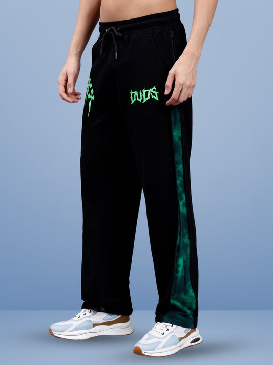 ZIPPER PANEL JOGGERS (GREEN)