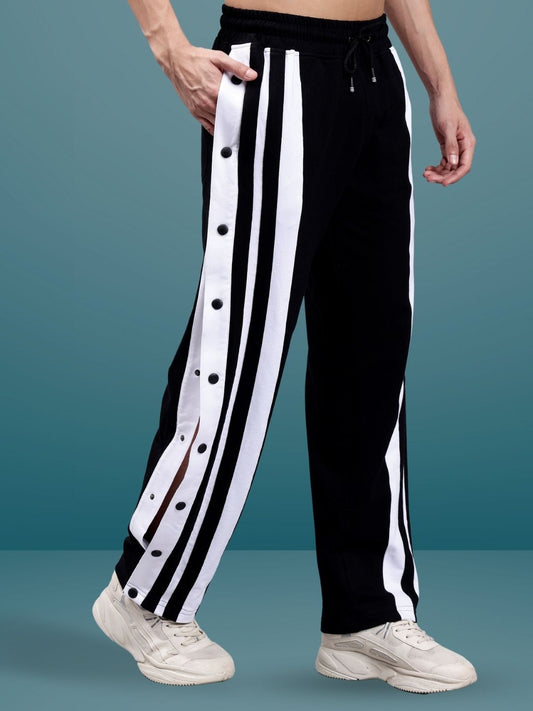 DANCER JOGGERS (BLACK-WHITE)