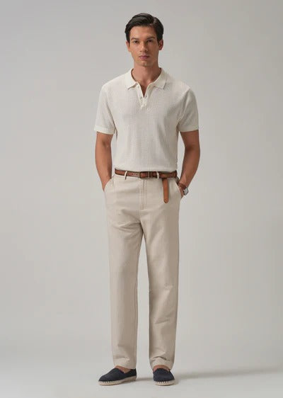 Pack of 2 Linen Pants | Breathable Summer Comfort(Cream & Olive)