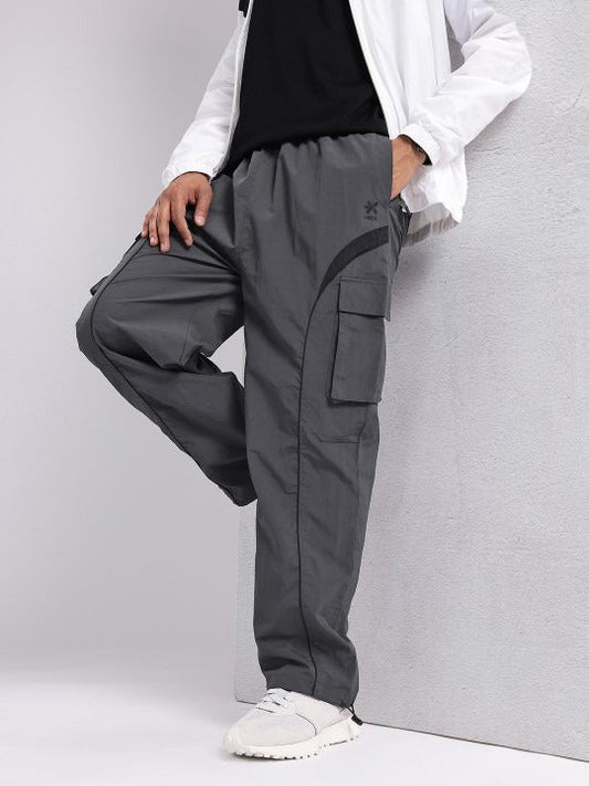 Men Lifestyle Rapid-Dry Cargo-Style Parachute Joggers