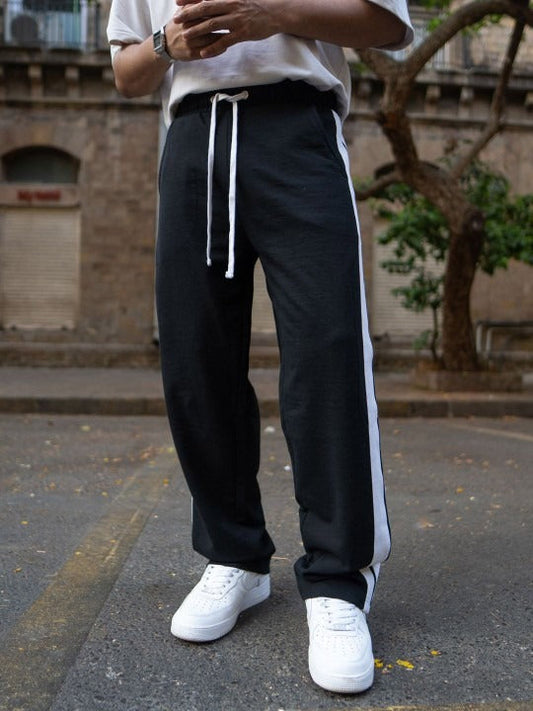Men Pure Cotton Mid-Rise Track Pant