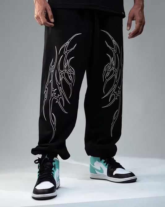 Graphic Print Jogger Pants
